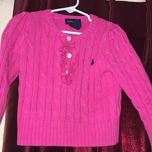 Ralph Lauren cable knit sweater size 3T